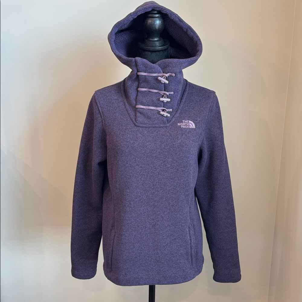 The North Face Crescent Hooded Fleece Pullover sz S